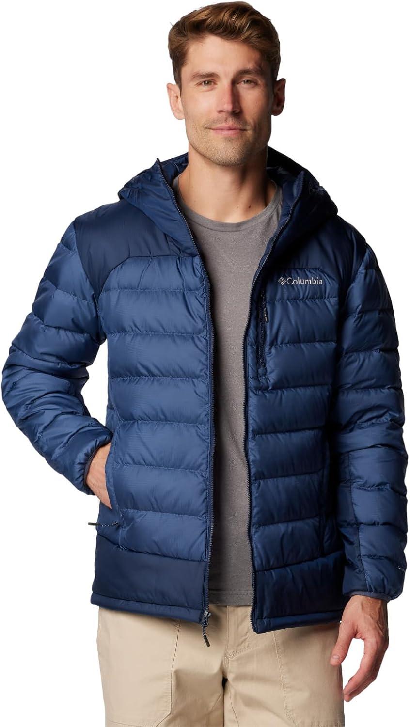 imageColumbia Mens Autumn Park Ii Down Hooded JacketDark MountainCollegiate Navy