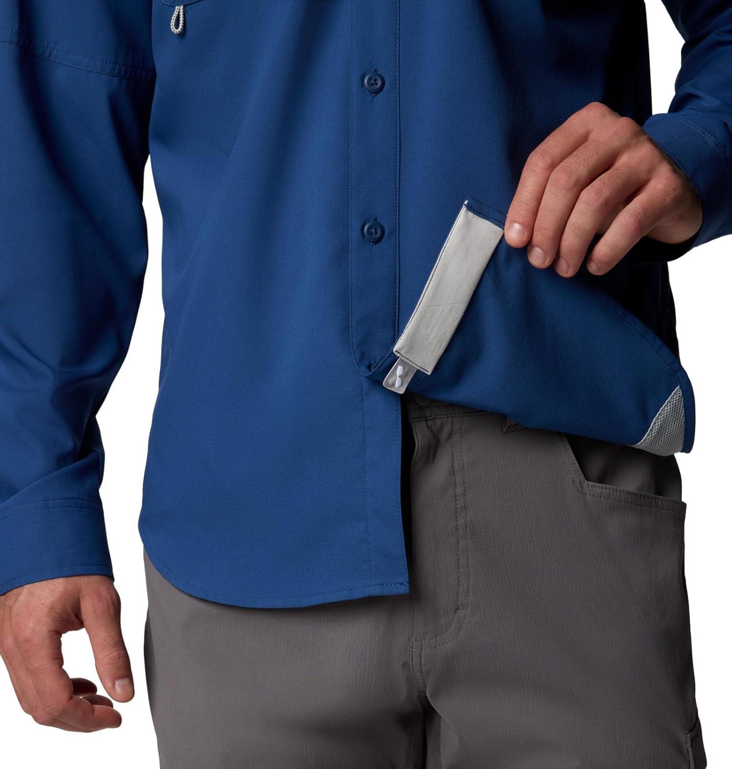 imageColumbia Mens Blood and Guts V Long Sleeve ShirtCarbon