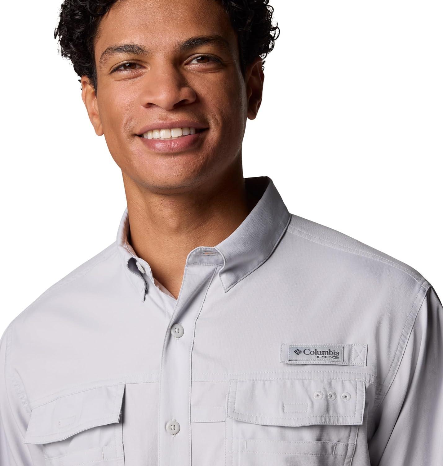 imageColumbia Mens Blood and Guts V Long Sleeve ShirtCool Grey