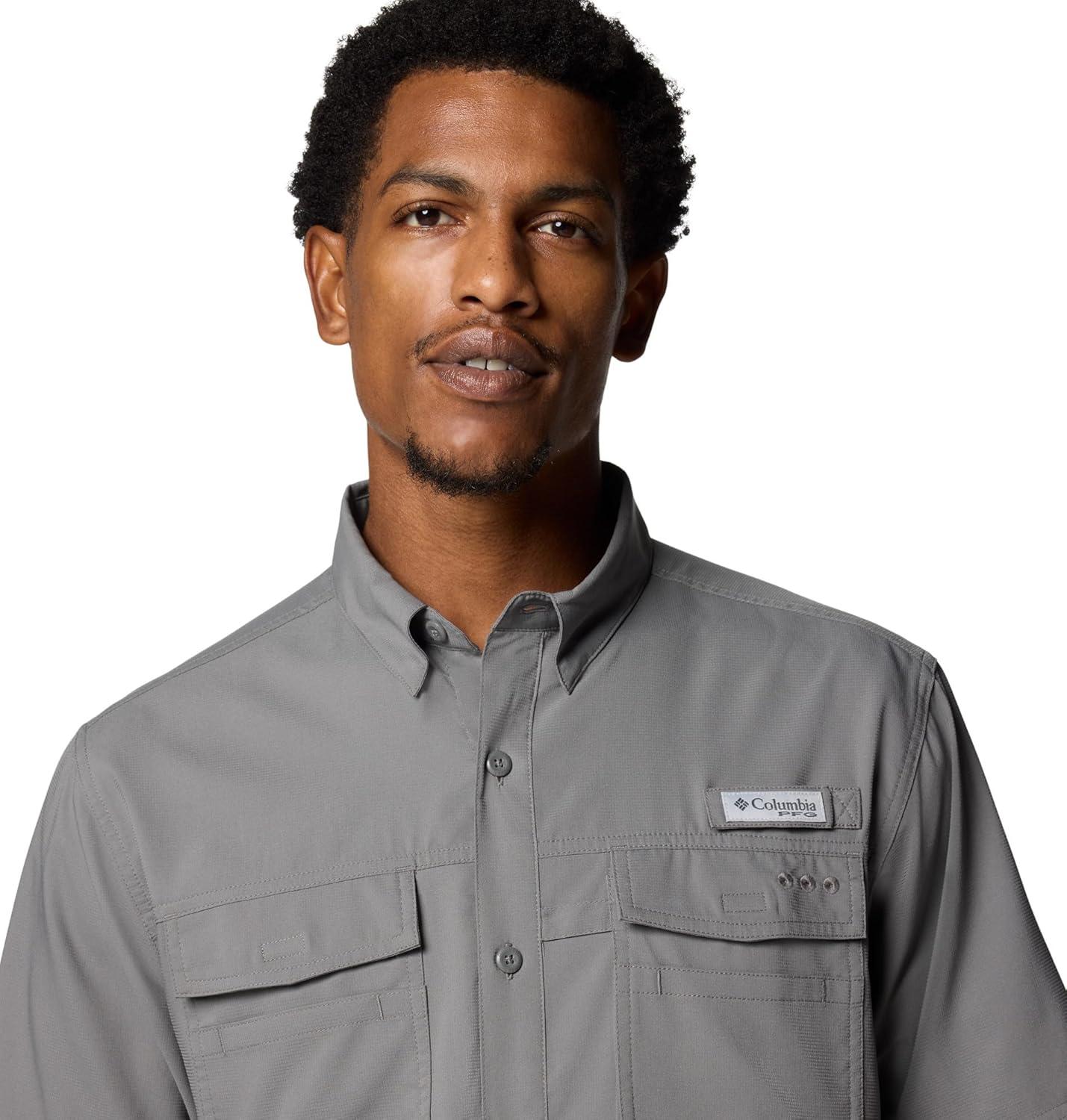 imageColumbia Mens Blood and Guts V Short Sleeve ShirtCity Grey