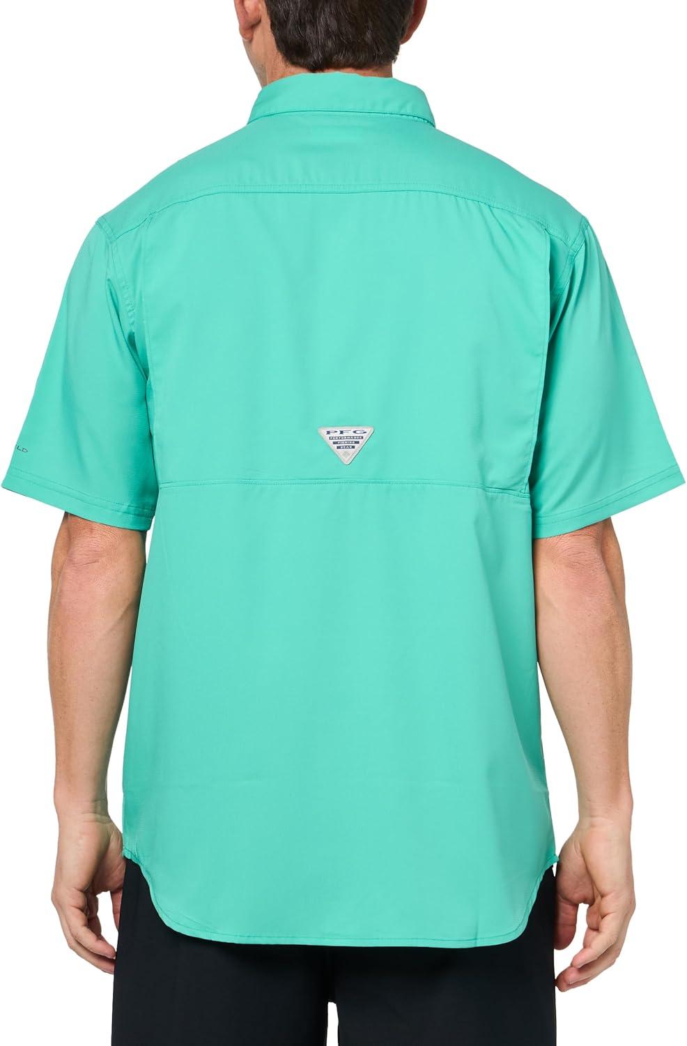 imageColumbia Mens Blood and Guts V Short Sleeve ShirtGlaze Green