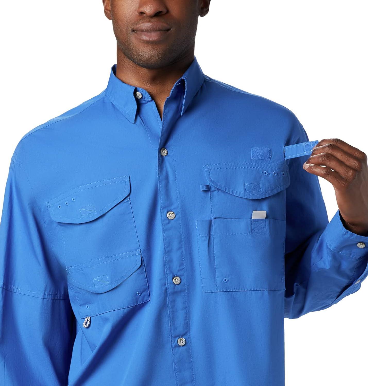 imageColumbia Mens Bonehead Ls ShirtVivid Blue