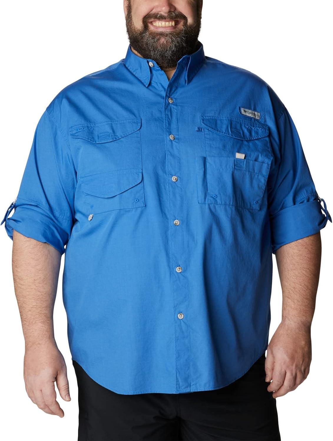imageColumbia Mens Bonehead Ls ShirtVivid Blue