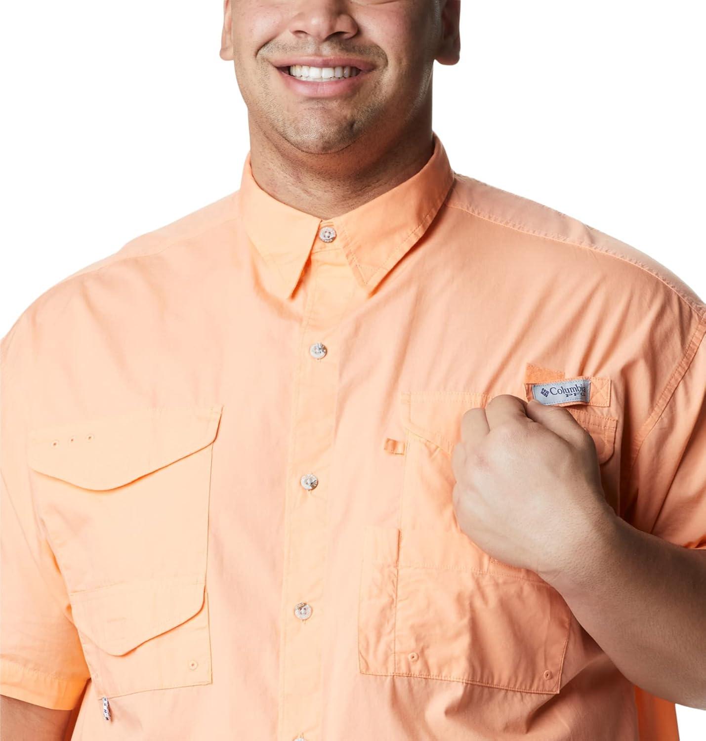 imageColumbia Mens Bonehead Short Sleeve ShirtBright Nectar