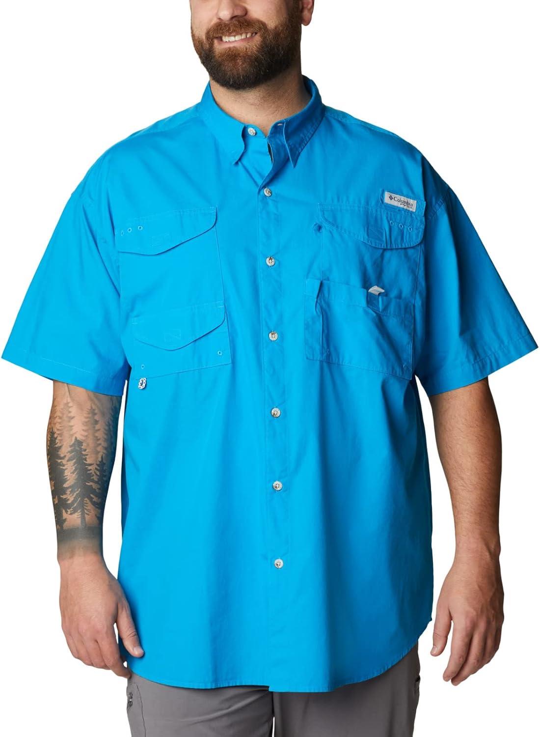 imageColumbia Mens Bonehead Short Sleeve ShirtCompass Blue
