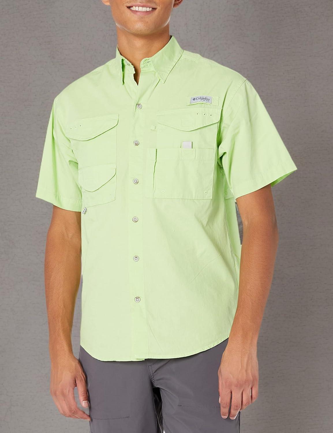 imageColumbia Mens Bonehead Short Sleeve ShirtJade Lime