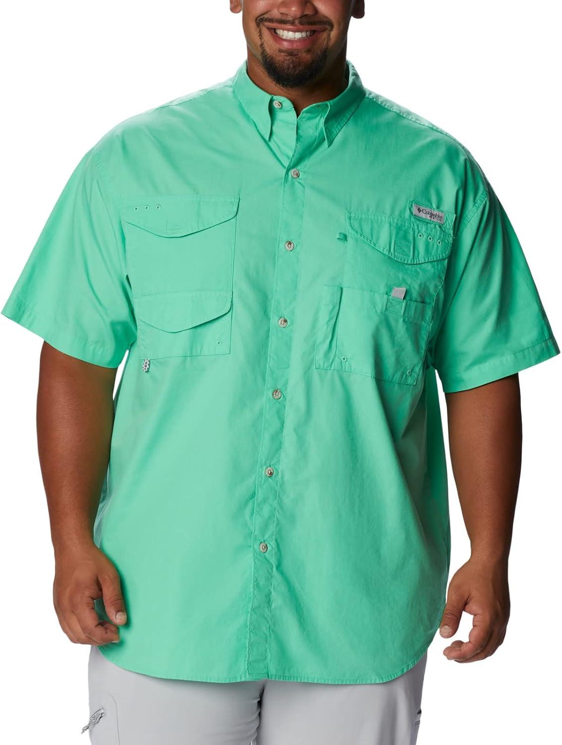 imageColumbia Mens Bonehead Short Sleeve ShirtLight Jade