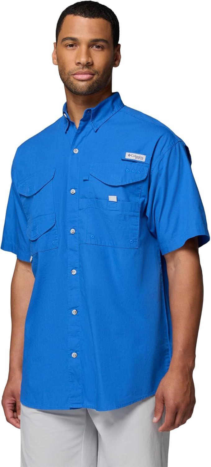 imageColumbia Mens Bonehead Short Sleeve ShirtVivid Blue