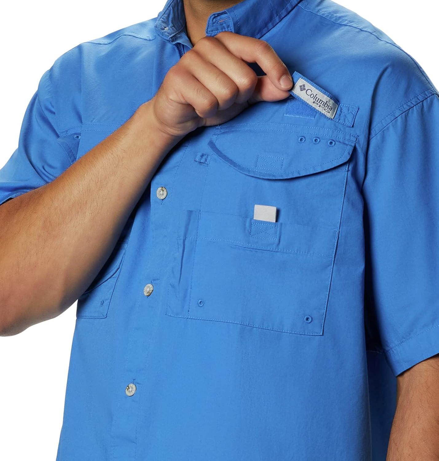 imageColumbia Mens Bonehead Short Sleeve ShirtVivid Blue