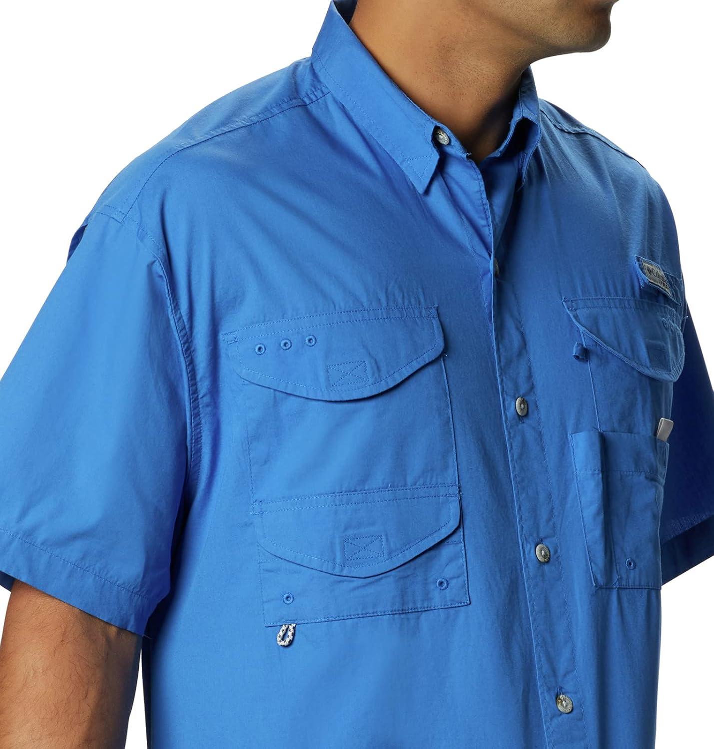 imageColumbia Mens Bonehead Short Sleeve ShirtVivid Blue