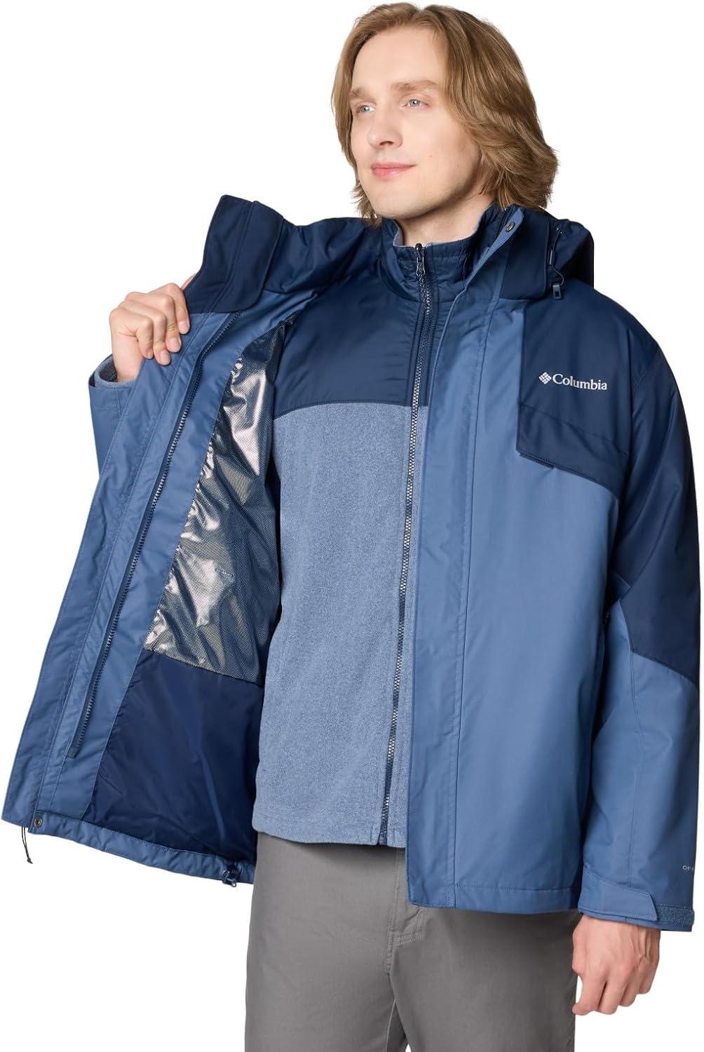 imageColumbia Mens Bugaboo Iii Fleece Interchange JacketDark MountainCollegiate Navy