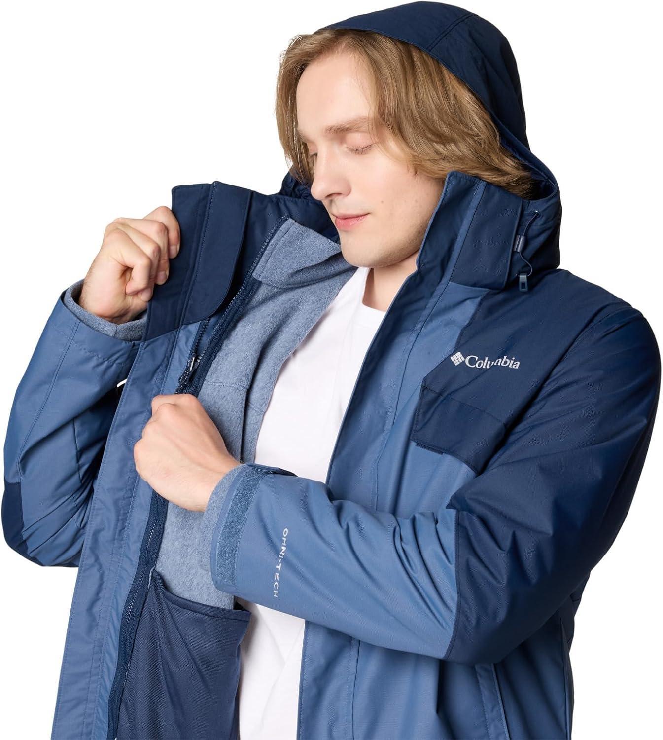 imageColumbia Mens Bugaboo Iii Fleece Interchange JacketDark MountainCollegiate Navy