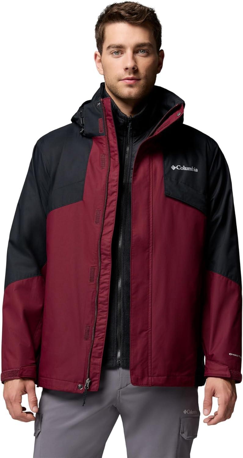 imageColumbia Mens Bugaboo Iii Fleece Interchange JacketRich WineBlack