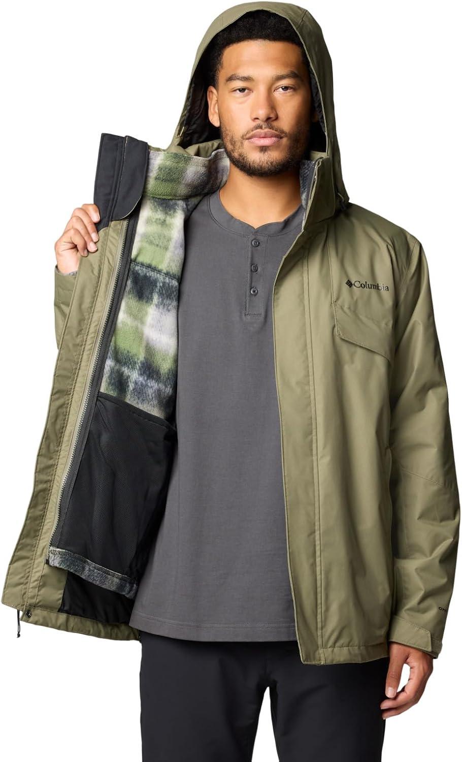 imageColumbia Mens Bugaboo Iii Fleece Interchange JacketStone Green