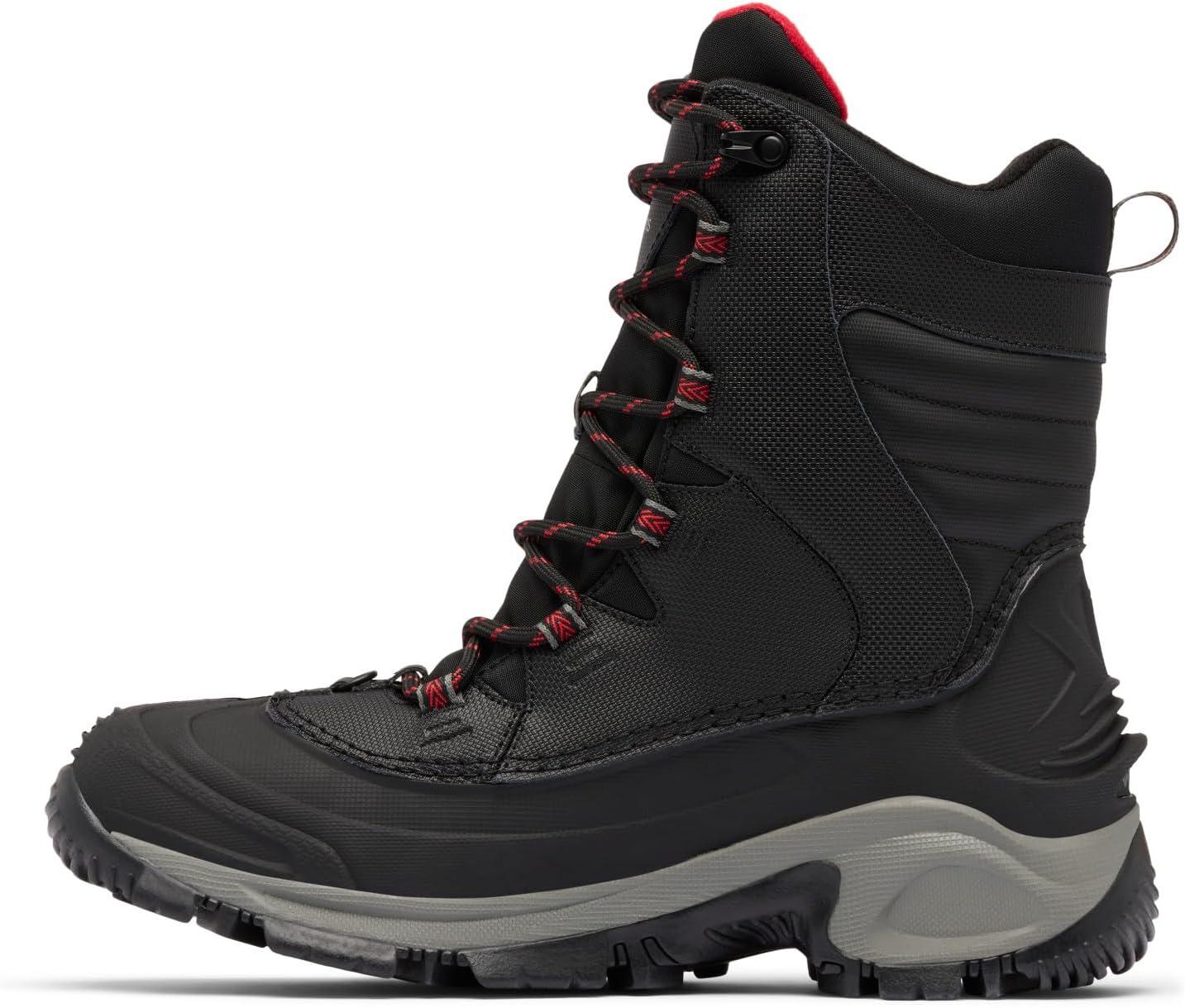 imageColumbia Mens Bugaboot III Snow BootBlackBright Red