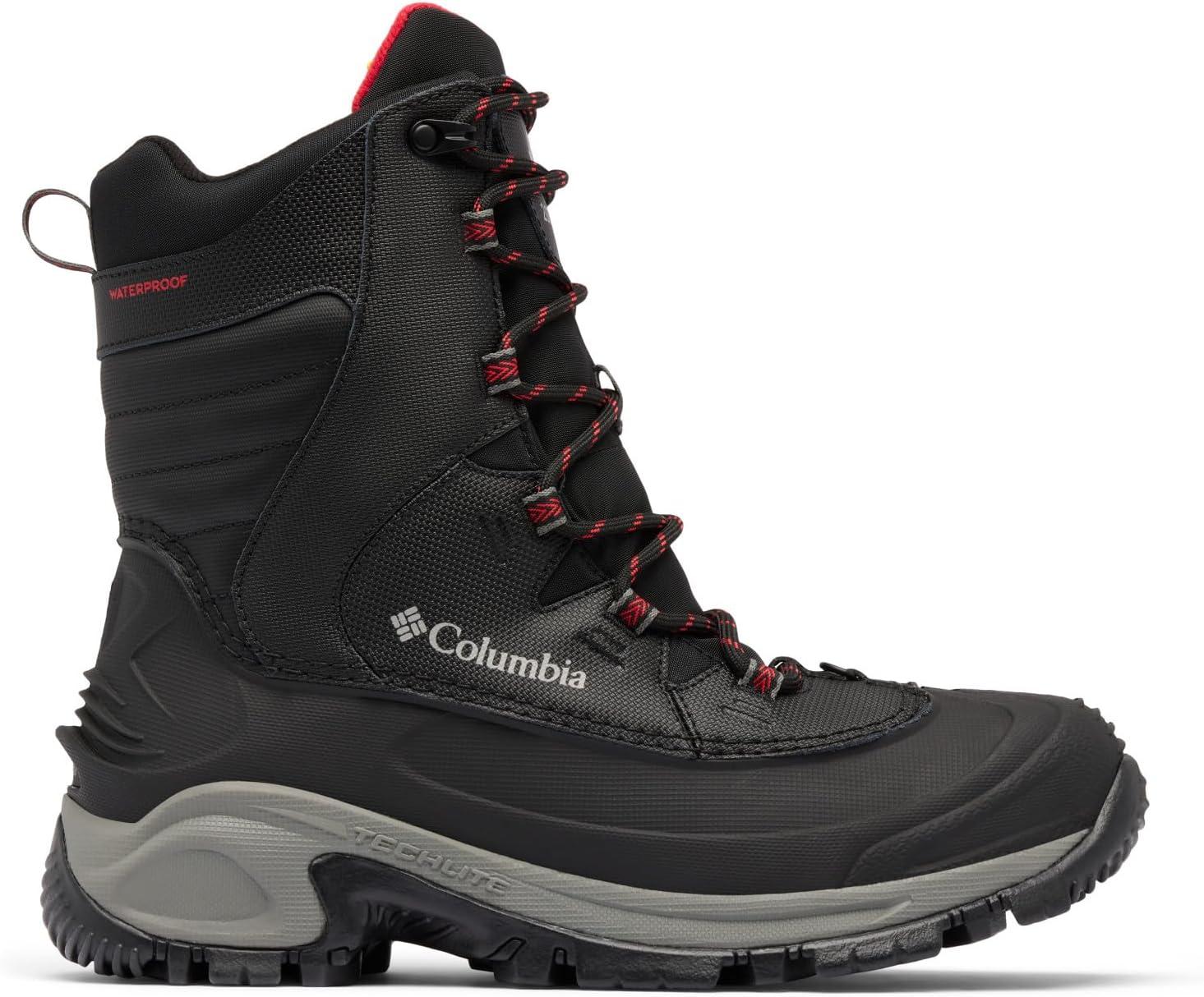 imageColumbia Mens Bugaboot III Snow BootBlackBright Red