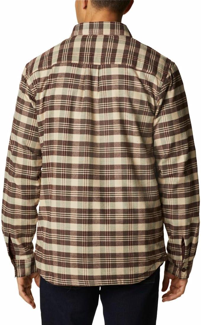 imageColumbia Mens Cornell Woods Fleece Lined Shirt JacketAncient Fossil Medium Tartan