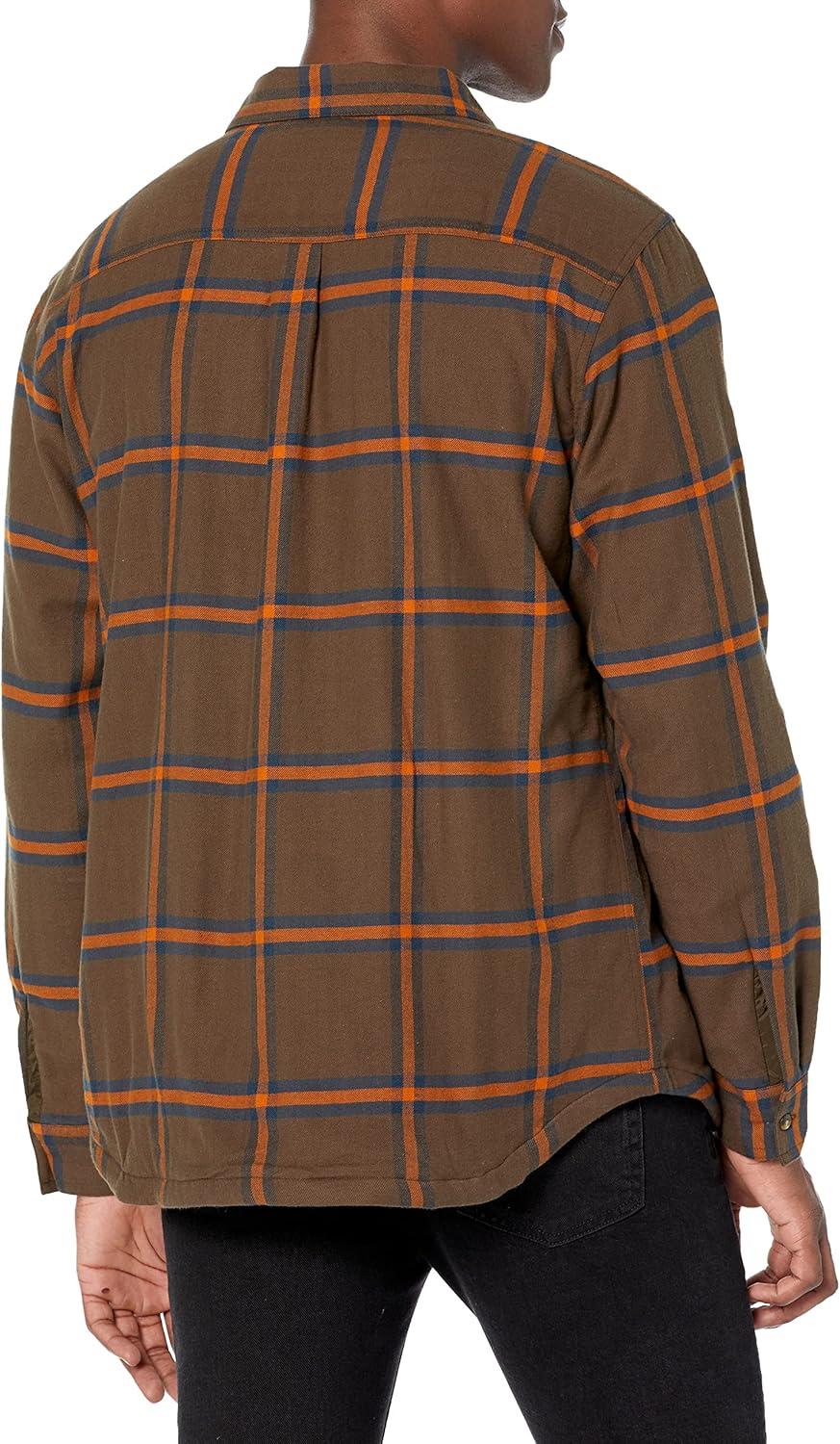 imageColumbia Mens Cornell Woods Fleece Lined Shirt JacketCordovan Windowpane