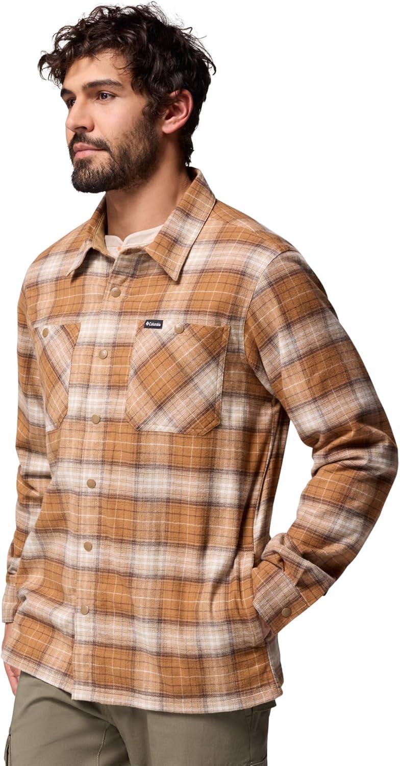 imageColumbia Mens Cornell Woods Fleece Lined Shirt JacketDelta Lumberjack Tartan