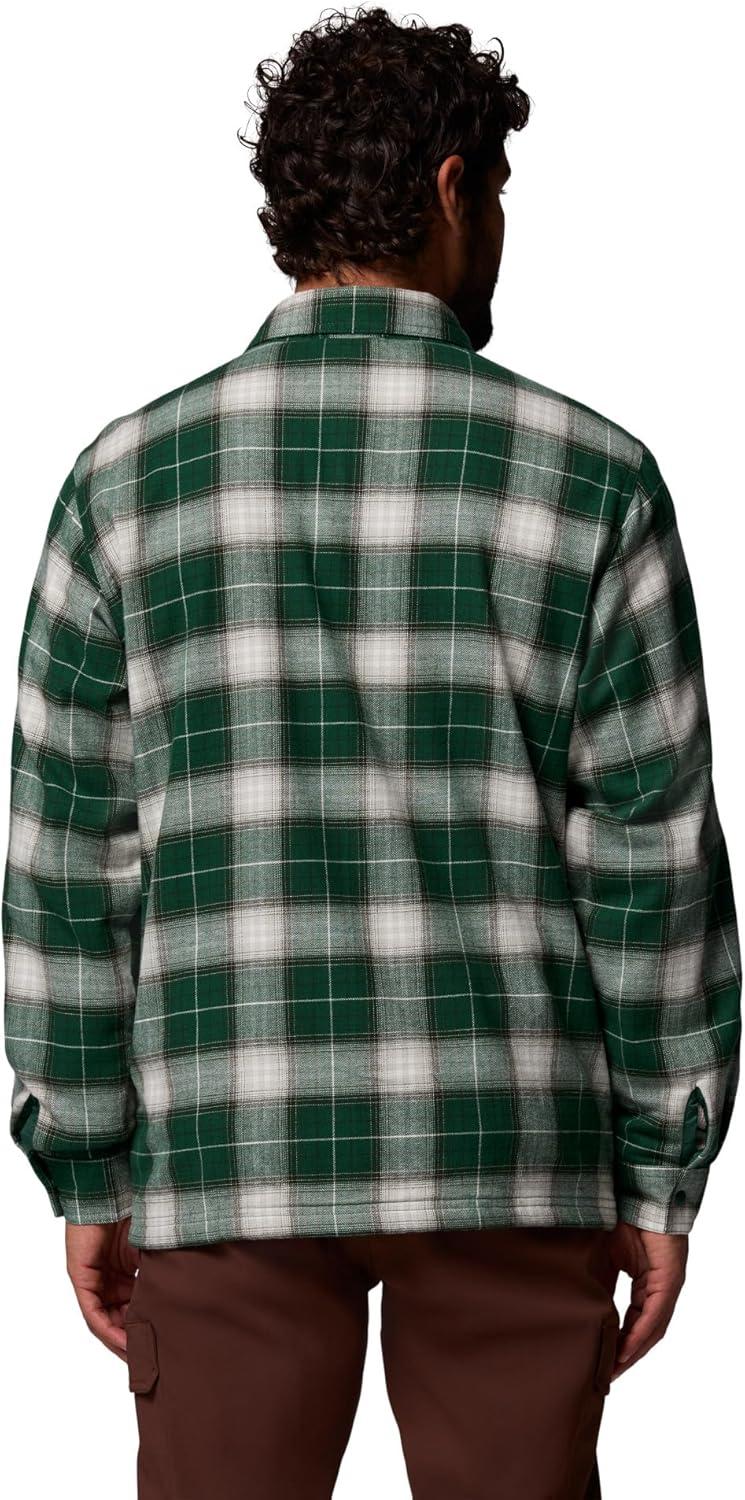 imageColumbia Mens Cornell Woods Fleece Lined Shirt JacketRain Forest Lumberjack Tartan