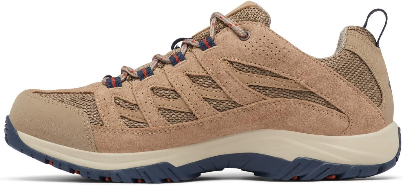 imageColumbia Mens Crestwood Hiking BootsAsh Brown Warp Red