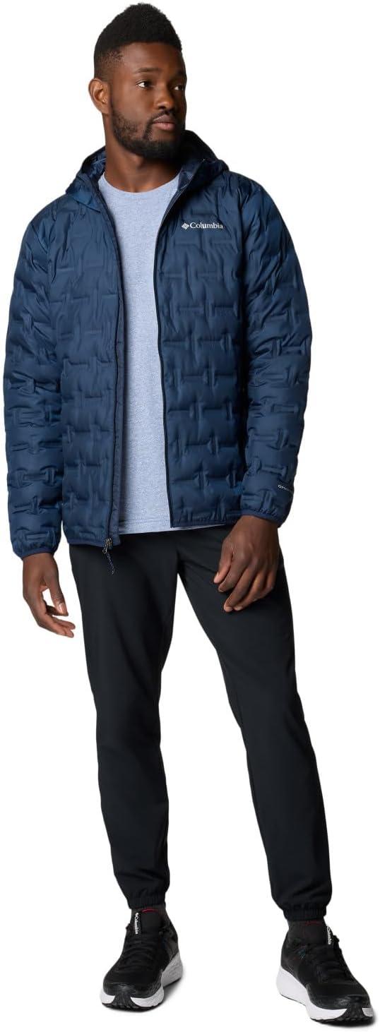 imageColumbia Mens Delta Ridge II Down Hooded Jacket Collegiate Navy Large