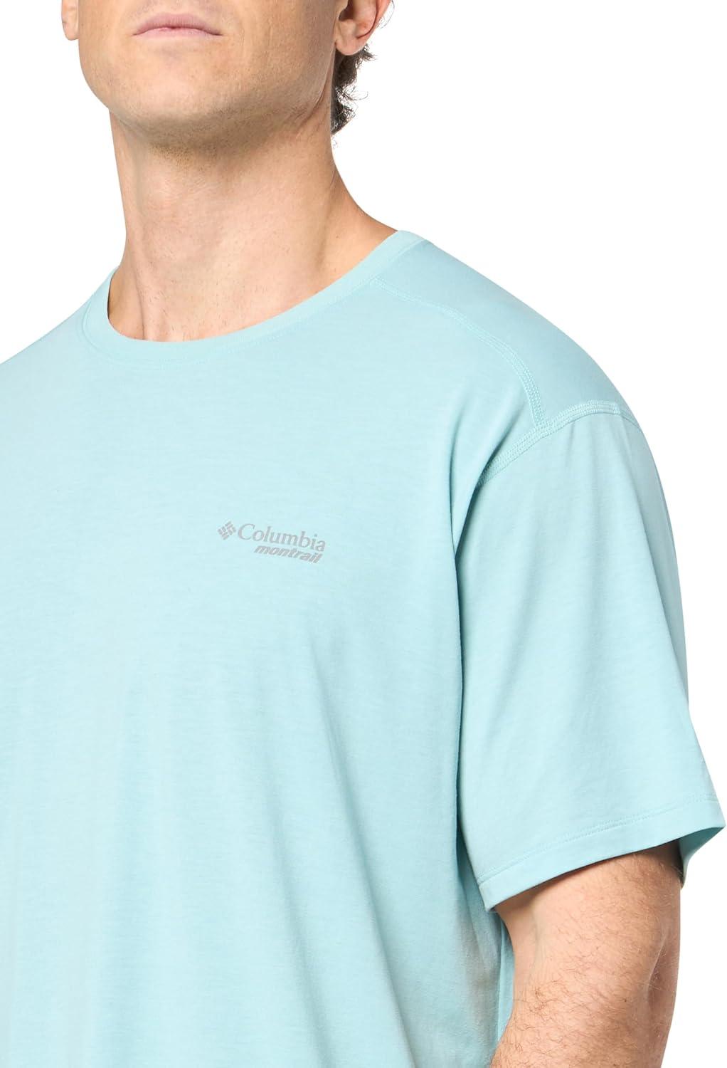 imageColumbia Mens Endless Trail Running Tech TeeAqua Haze