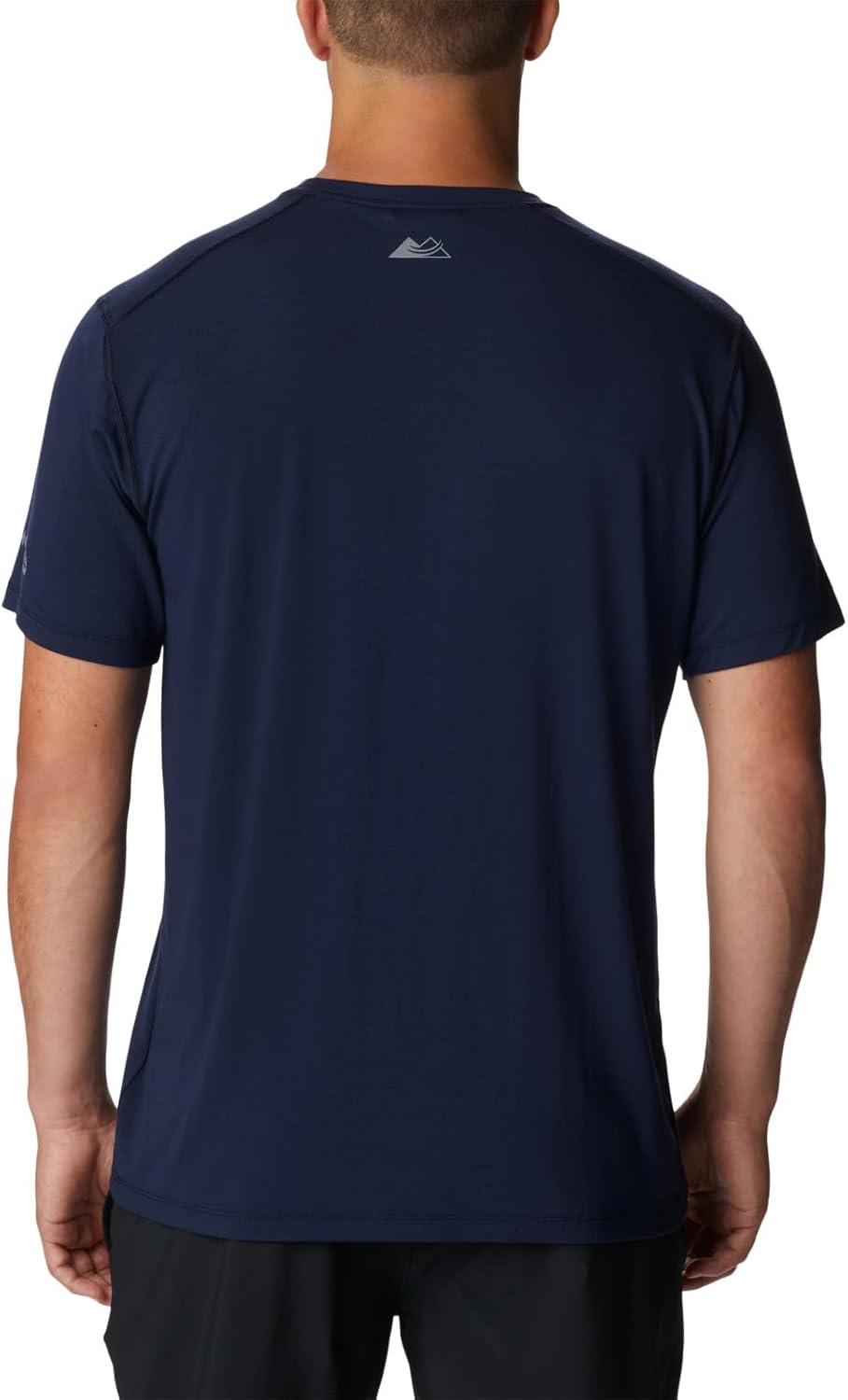 imageColumbia Mens Endless Trail Running Tech TeeCollegiate Navy