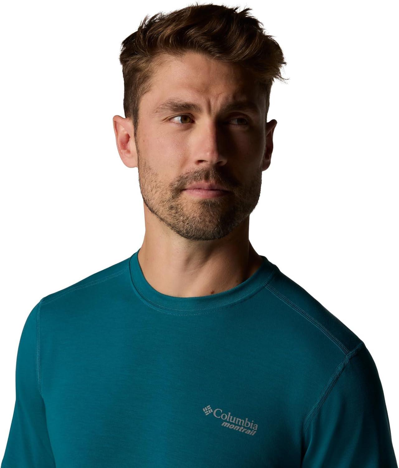 imageColumbia Mens Endless Trail Running Tech TeeRiver Blue