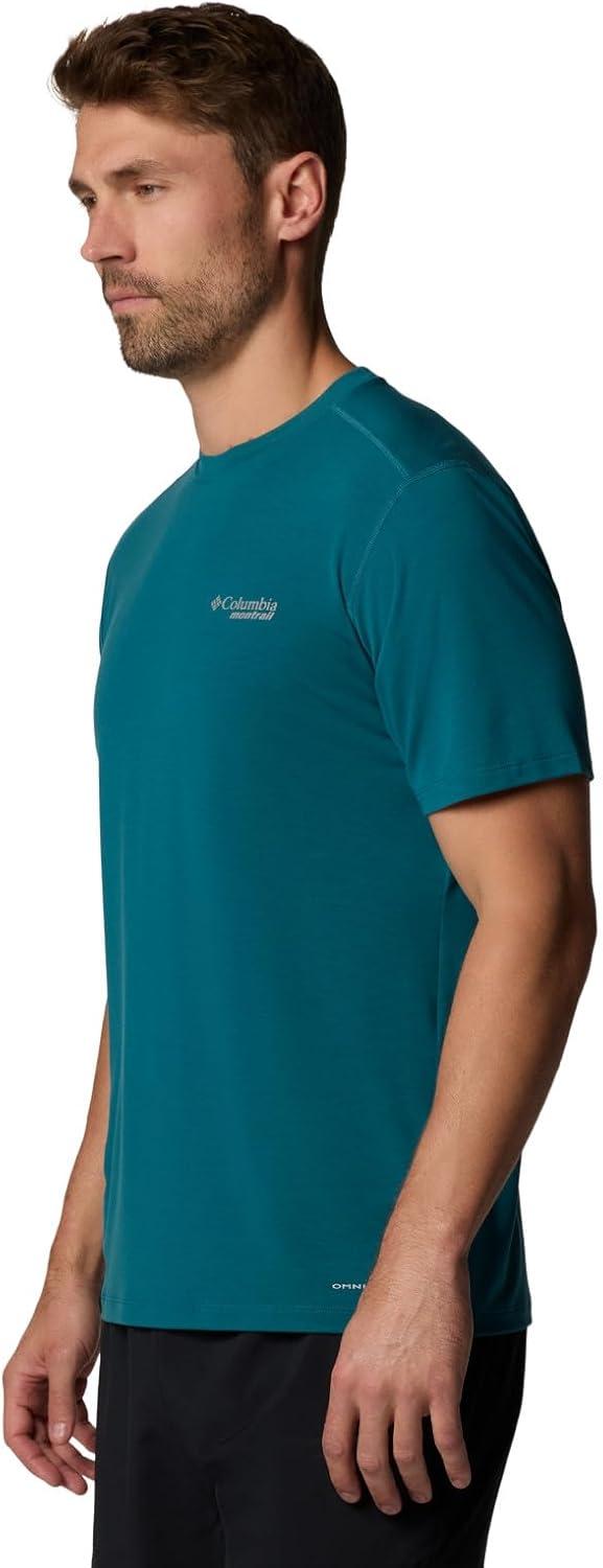 imageColumbia Mens Endless Trail Running Tech TeeRiver Blue