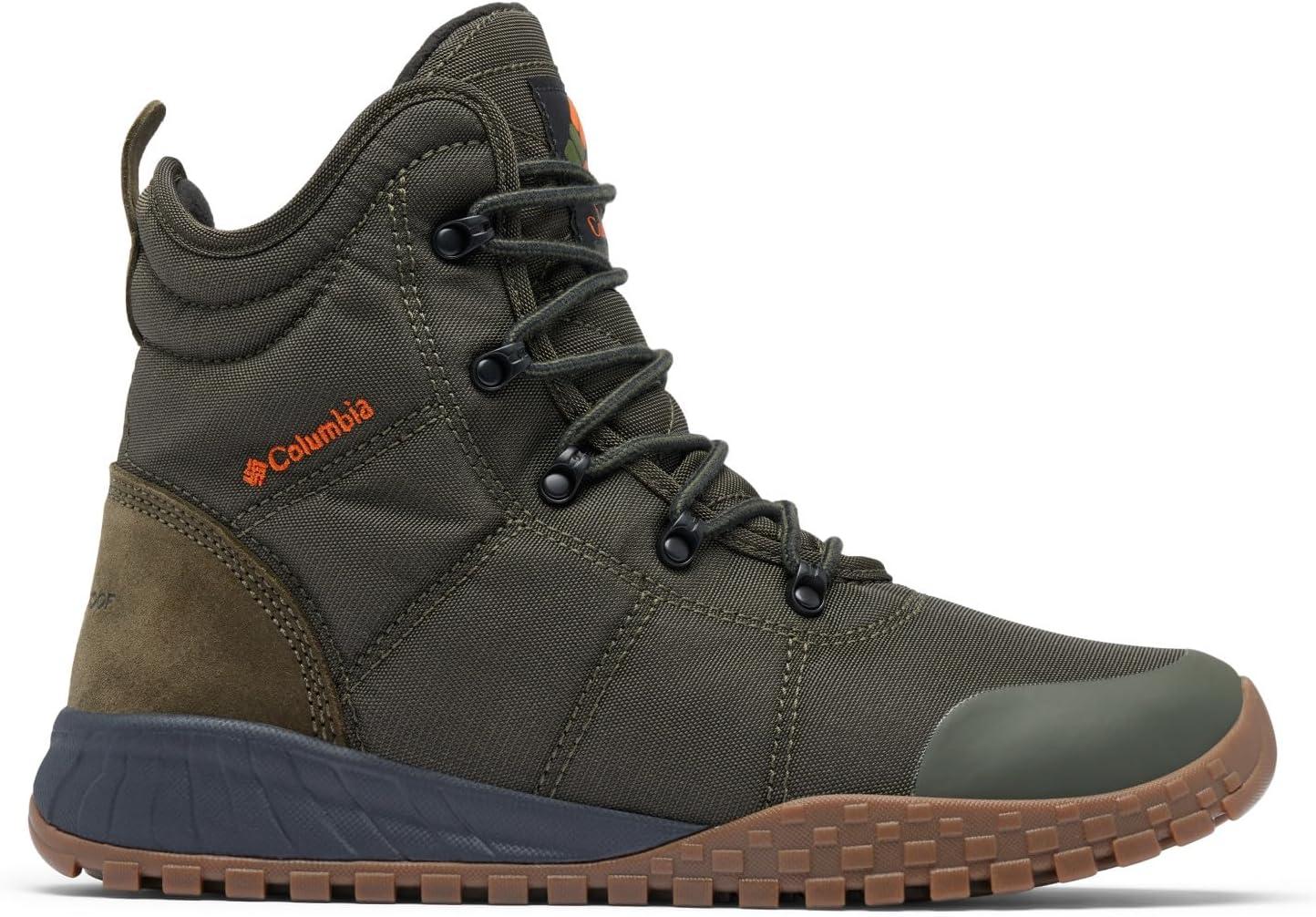 imageColumbia Mens Fairbanks OmniHeat Snow BootsDeep OliveDesert Sun