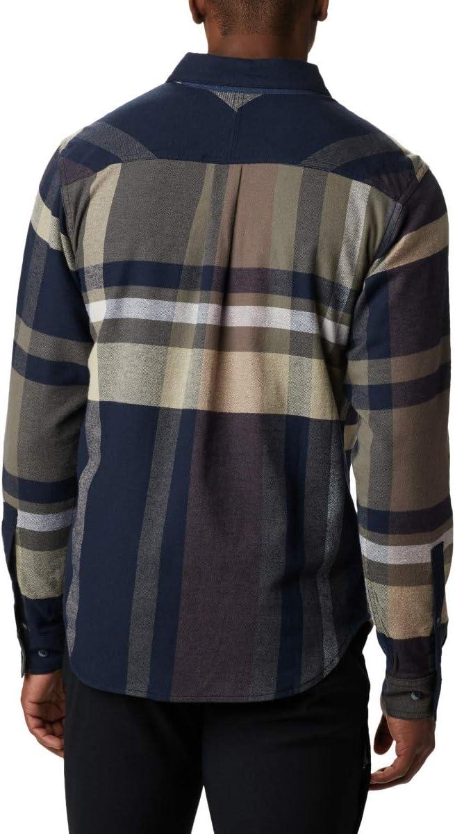 imageColumbia Mens Flare Gun Stretch FlannelCollegiate Navy Big Check Plaid