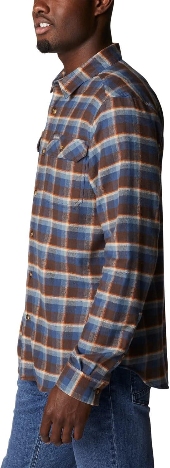 imageColumbia Mens Flare Gun Stretch FlannelCordovan Shadow Plaid