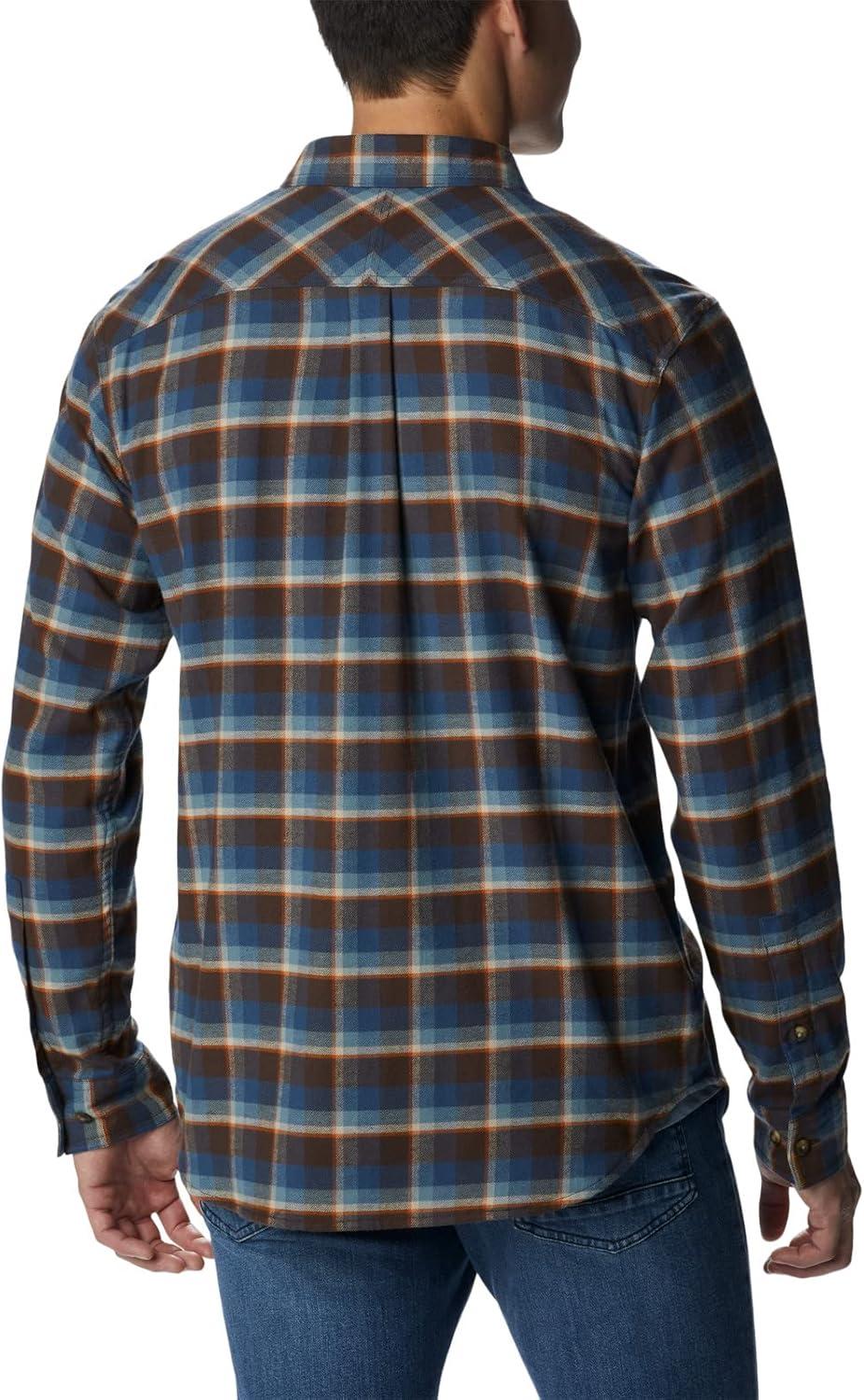 imageColumbia Mens Flare Gun Stretch FlannelCordovan Shadow Plaid