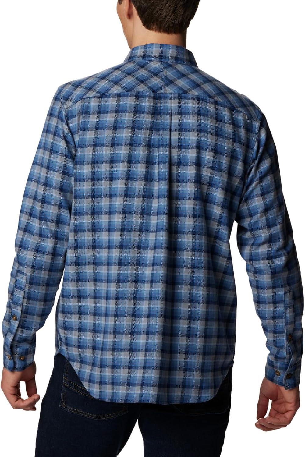 imageColumbia Mens Flare Gun Stretch FlannelDark Mountain Gradient Check