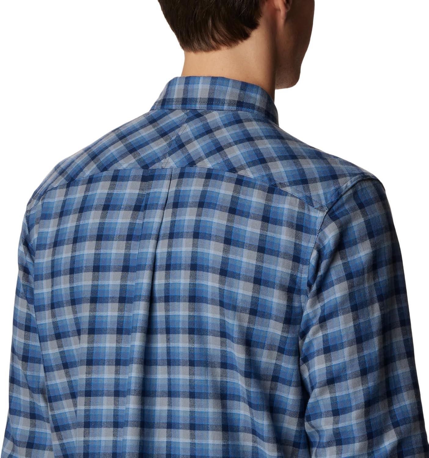 imageColumbia Mens Flare Gun Stretch FlannelDark Mountain Gradient Check