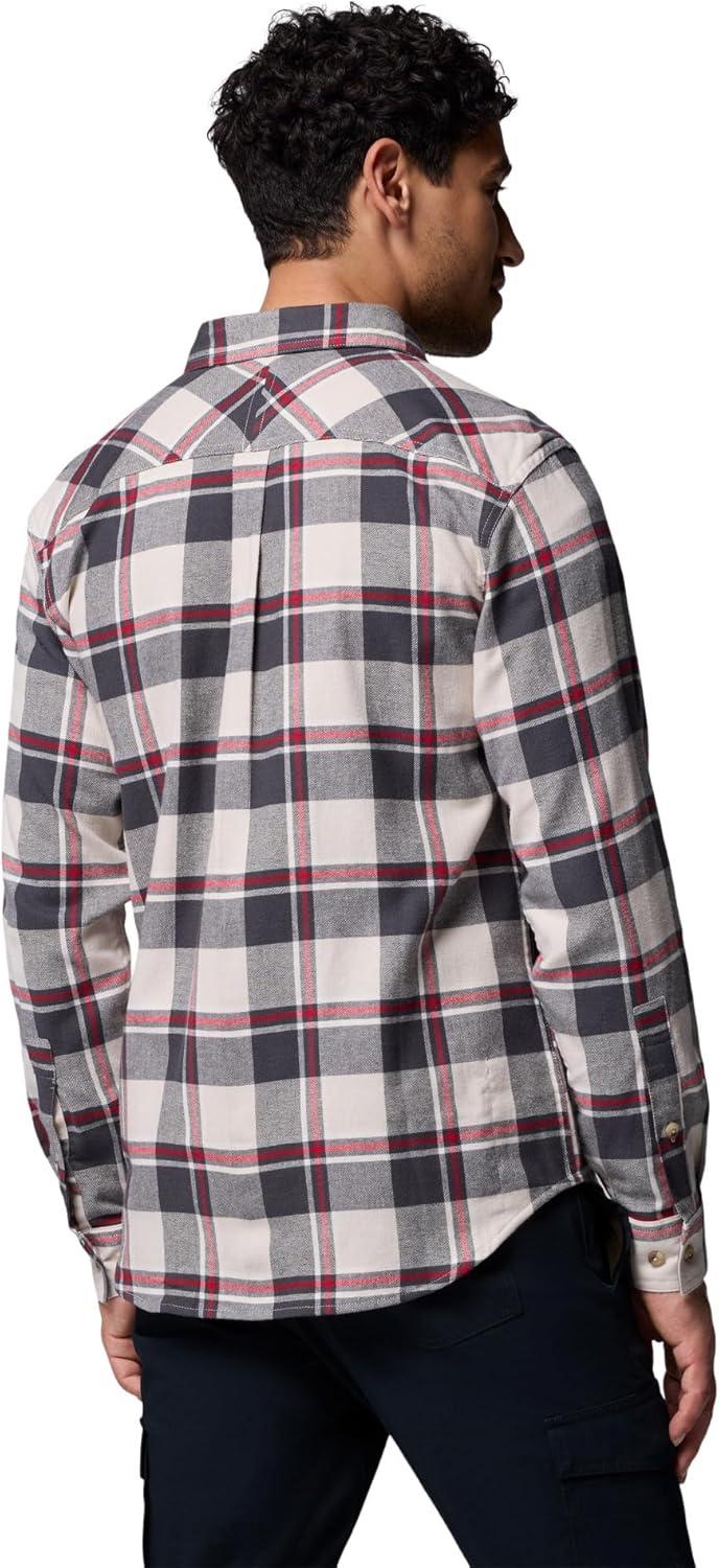 imageColumbia Mens Flare Gun Stretch FlannelDark Stone Trails Edge Plaid