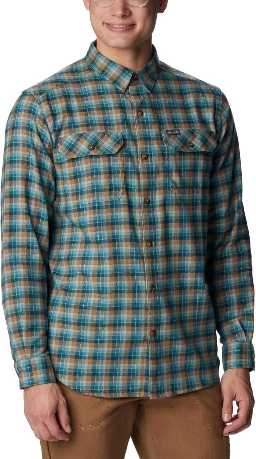 imageColumbia Mens Flare Gun Stretch FlannelDelta Gradient Check