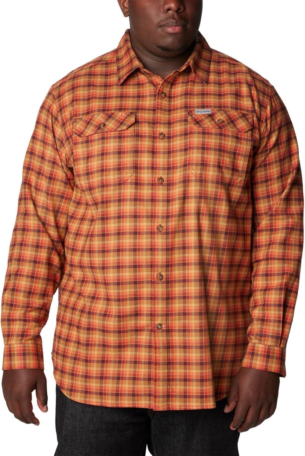 imageColumbia Mens Flare Gun Stretch FlannelElderberry Gradient Check