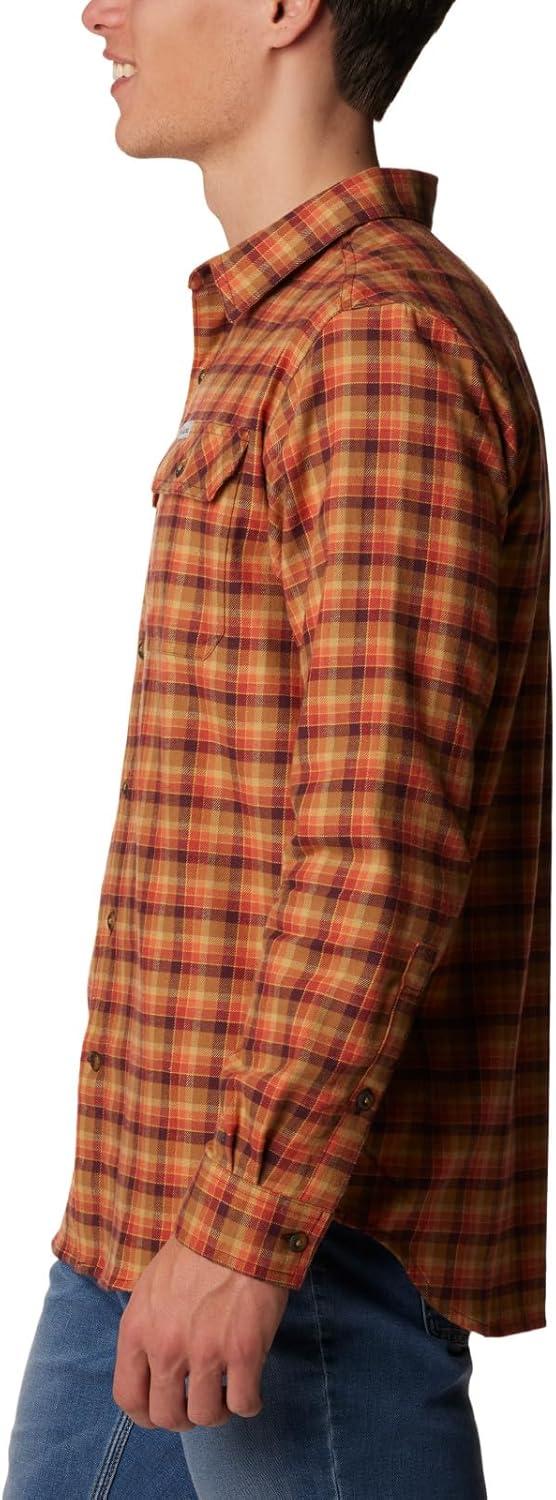 imageColumbia Mens Flare Gun Stretch FlannelElderberry Gradient Check