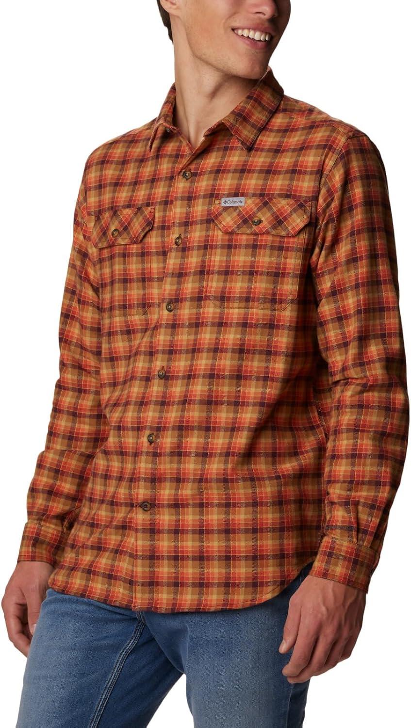 imageColumbia Mens Flare Gun Stretch FlannelElderberry Gradient Check