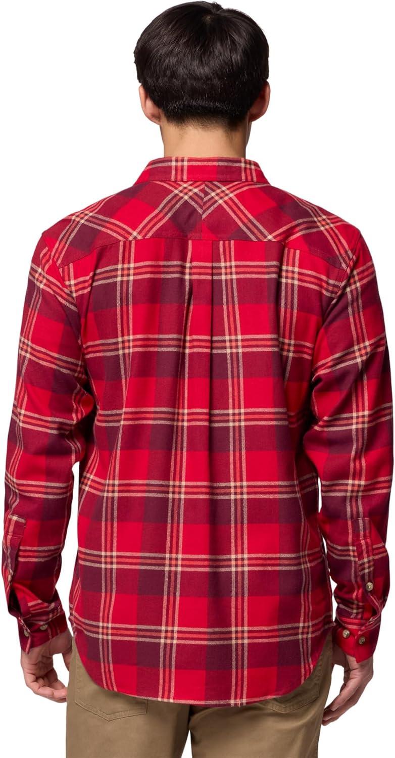 imageColumbia Mens Flare Gun Stretch FlannelMtn Red Trails Edge Plaid