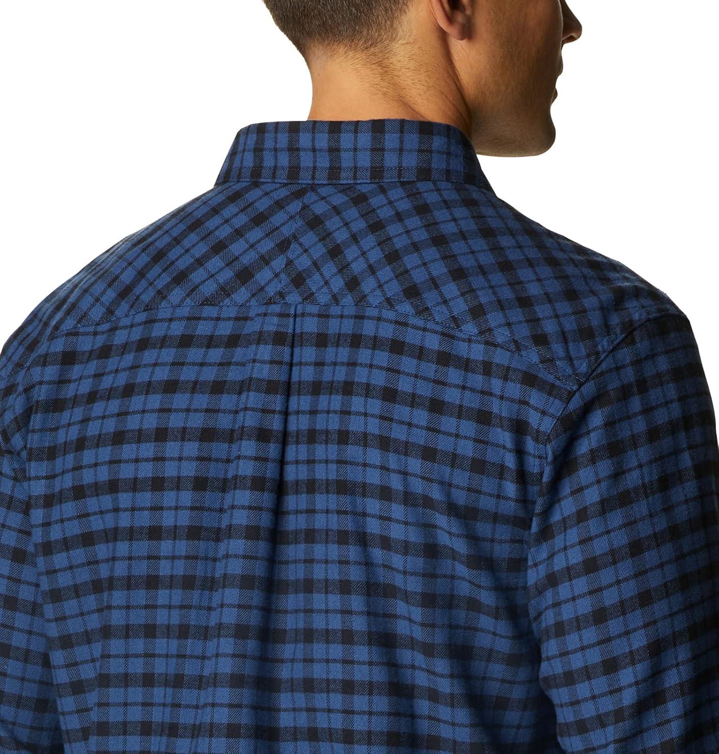 imageColumbia Mens Flare Gun Stretch FlannelNight Tide Small Check