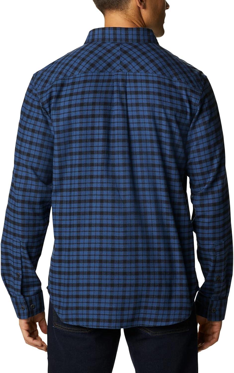 imageColumbia Mens Flare Gun Stretch FlannelNight Tide Small Check