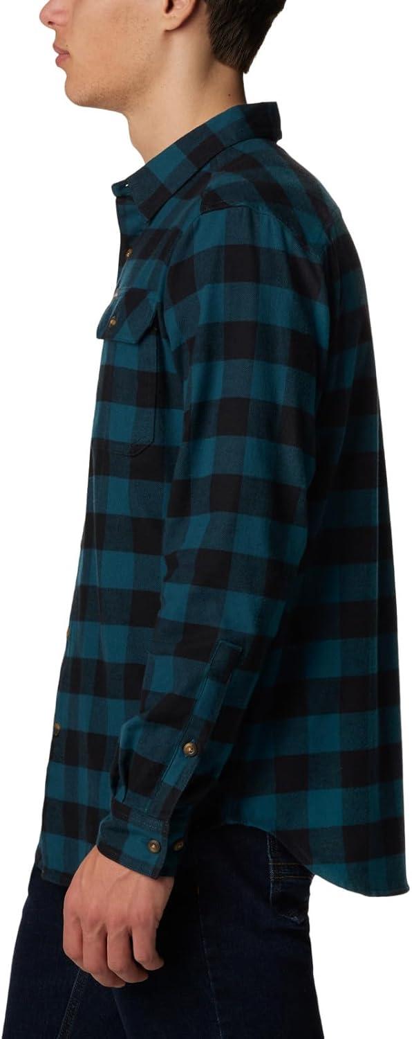 imageColumbia Mens Flare Gun Stretch FlannelNight Wave Buffalo Check