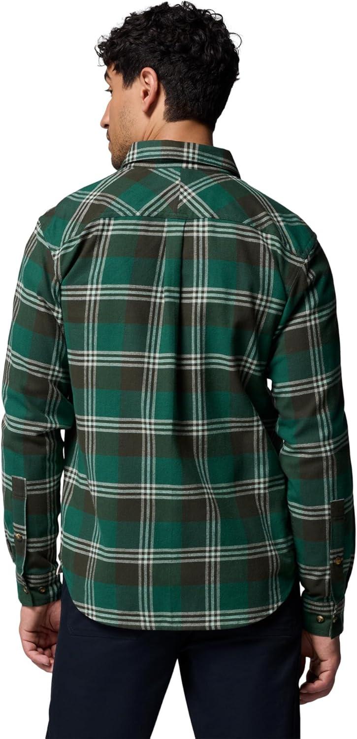 imageColumbia Mens Flare Gun Stretch FlannelRain Forest Trails Edge Plaid