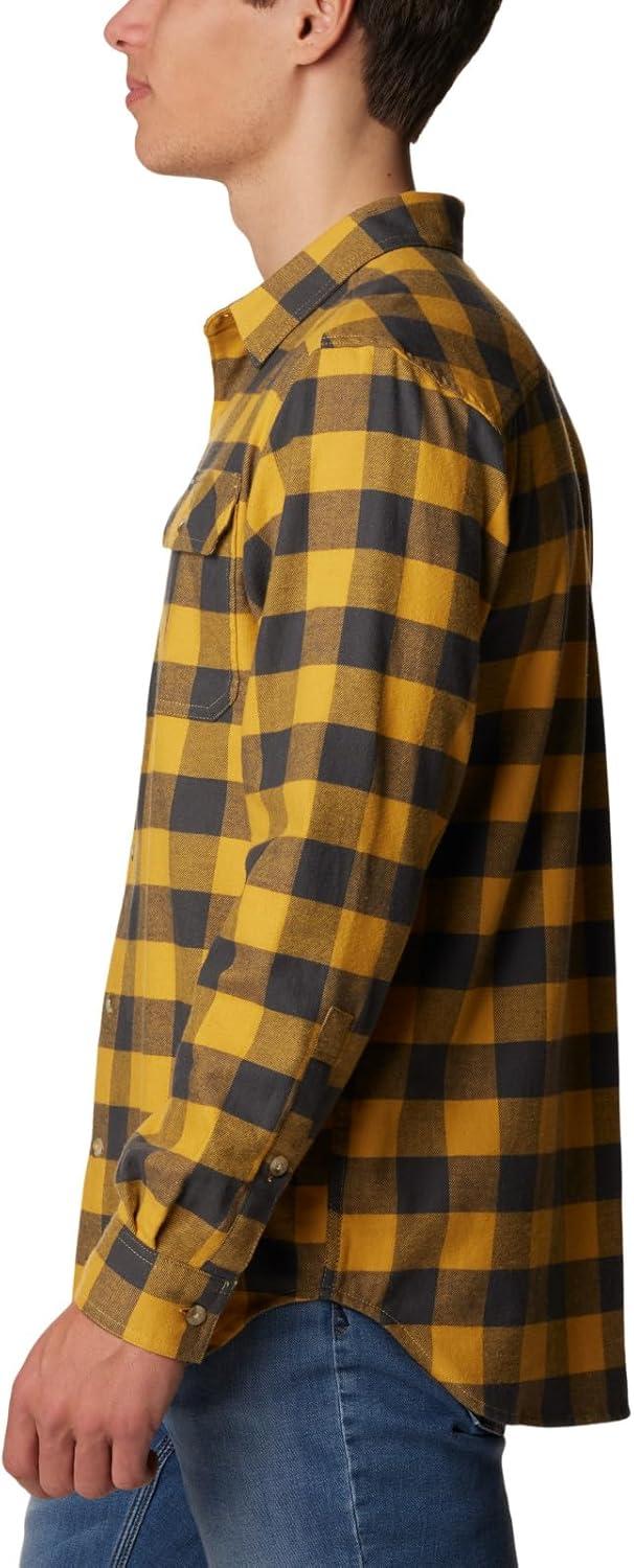 imageColumbia Mens Flare Gun Stretch FlannelRaw Honey Buffalo Check