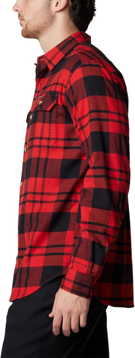imageColumbia Mens Flare Gun Stretch FlannelSail Red River Crossing Plaid