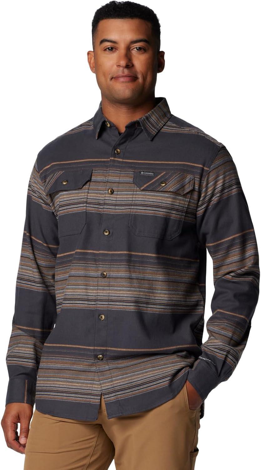 imageColumbia Mens Flare Gun Stretch FlannelShark Vista Stripe