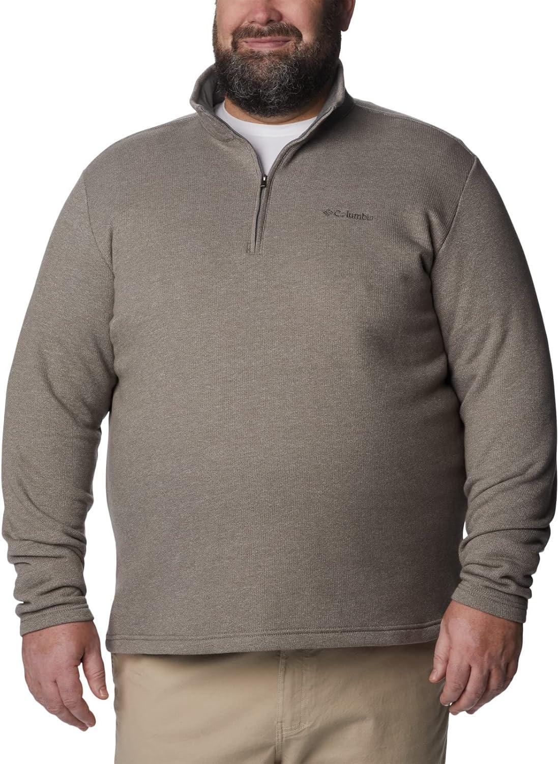 imageColumbia Mens Great Hart Mountain III Half ZipBoulder Heather